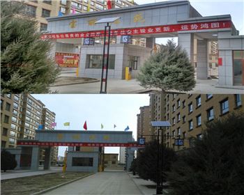 小區(qū)太陽能庭院路燈-甘肅省酒泉市瓜州太陽能路燈項(xiàng)目