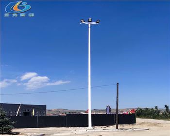 山西大同10米雙臂路燈、15米中桿路燈項目